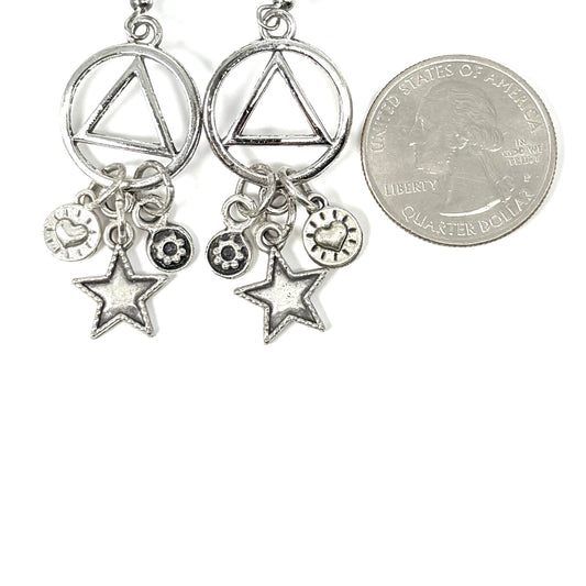 Star Dangle Earrings