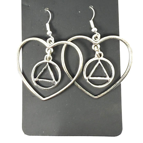 Heart Wire Earrings