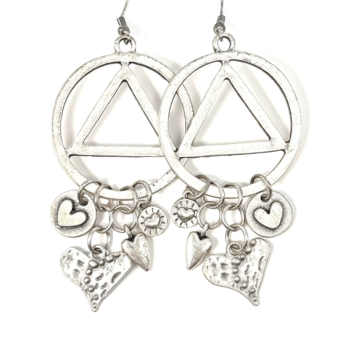Large Unity Heart Dangles