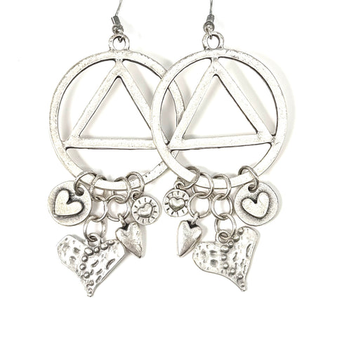 Large Unity Heart Dangles