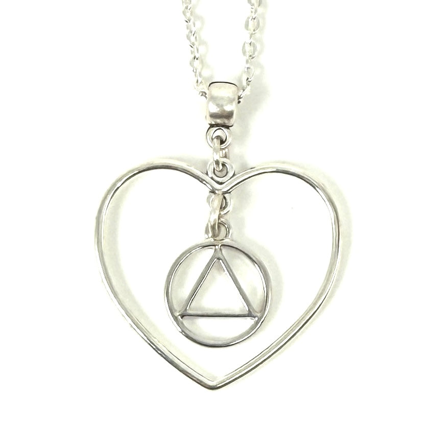 Heart Pendant Link Chain