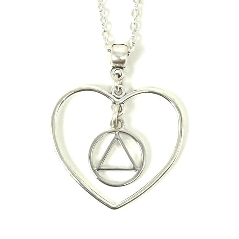 Heart Pendant Link Chain