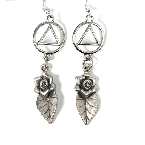 Rose Drop Earrings