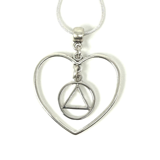 Heart Pendant 2 Snake Chain