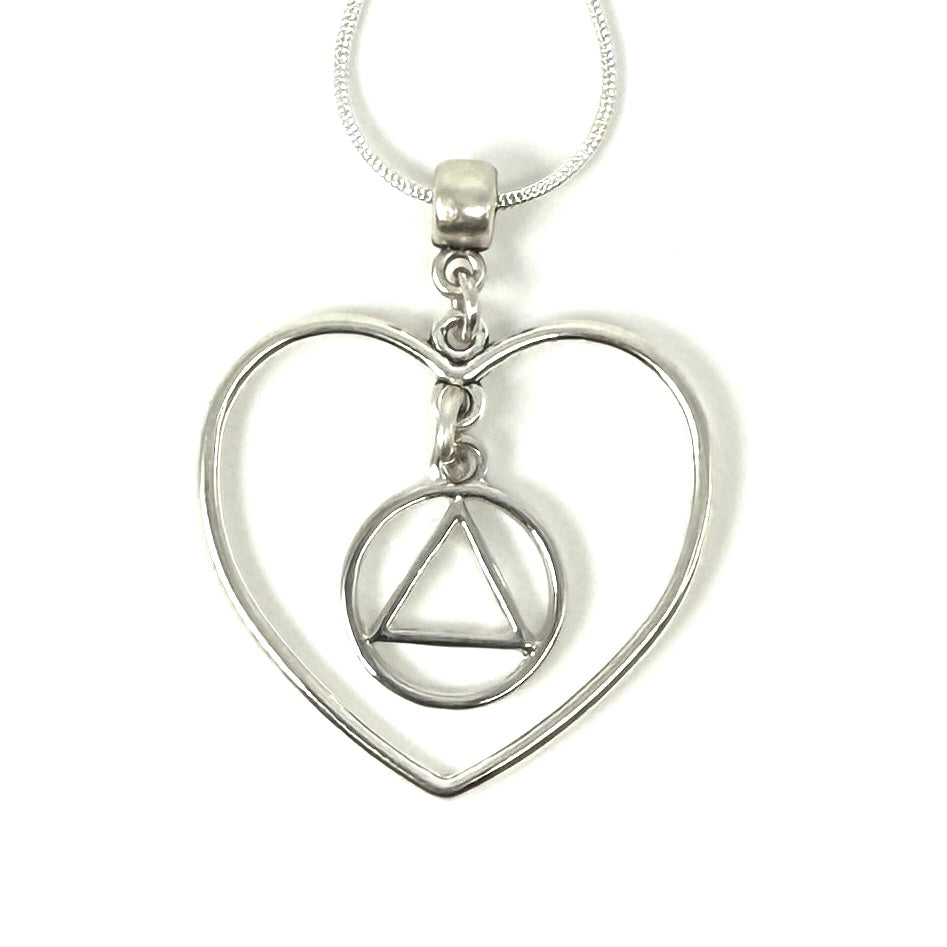 Heart Pendant 2 Snake Chain