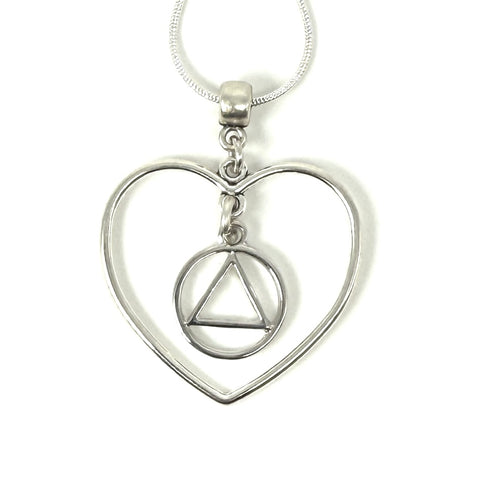 Heart Pendant 2 Snake Chain