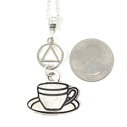 Coffee Time 2 Pendant (link chain)