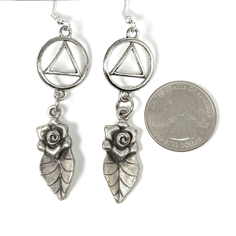 Rose Drop Earrings