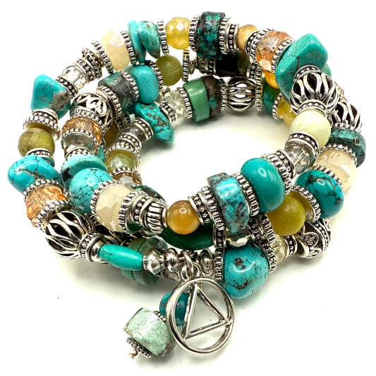 Turquoise & Citrine Bracelet