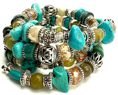 Turquoise & Citrine Bracelet