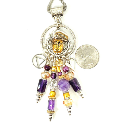Amethyst Charm