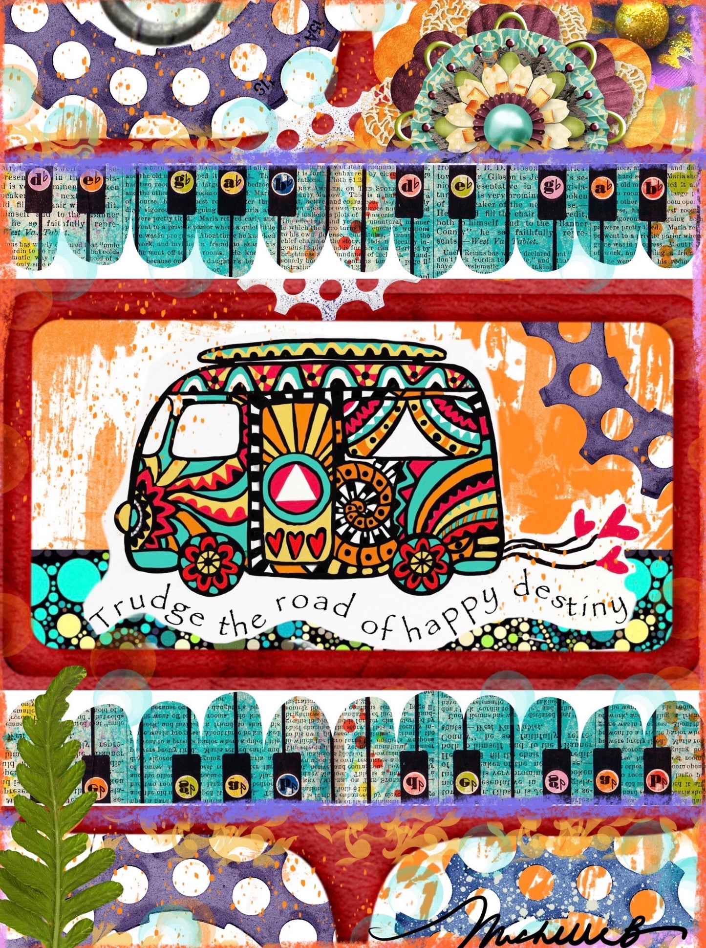 Trudge the Road - Greeting Card and Bookmark