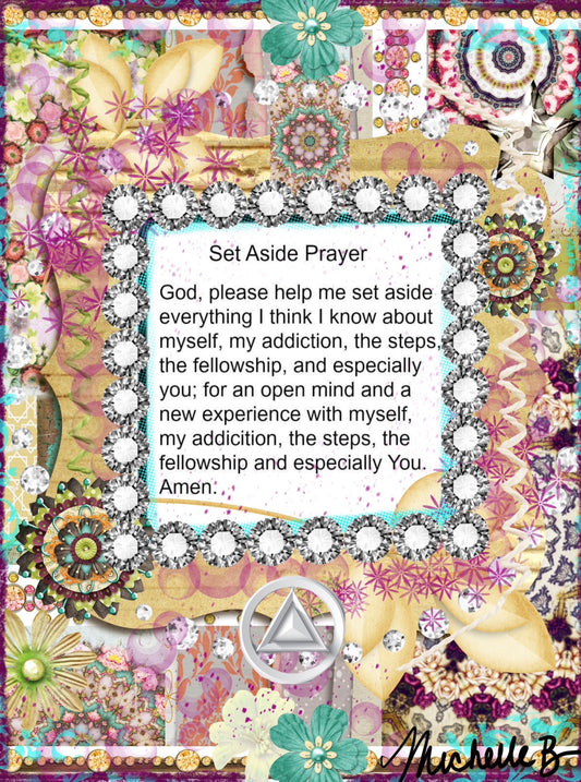 Set Aside Prayer - Greeting Card and Bookmark