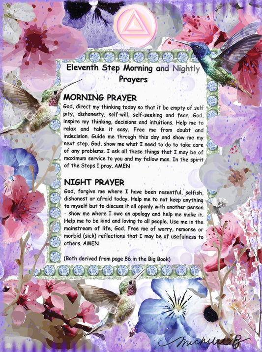 Morning and Night Prayers - Greeting and Bookmark