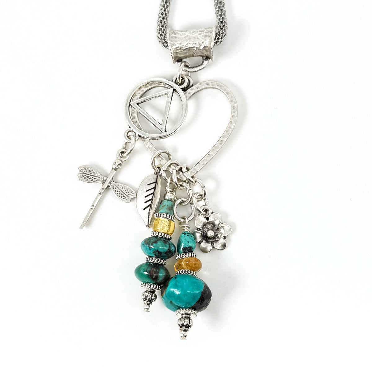 Turquoise DragonflyHeart