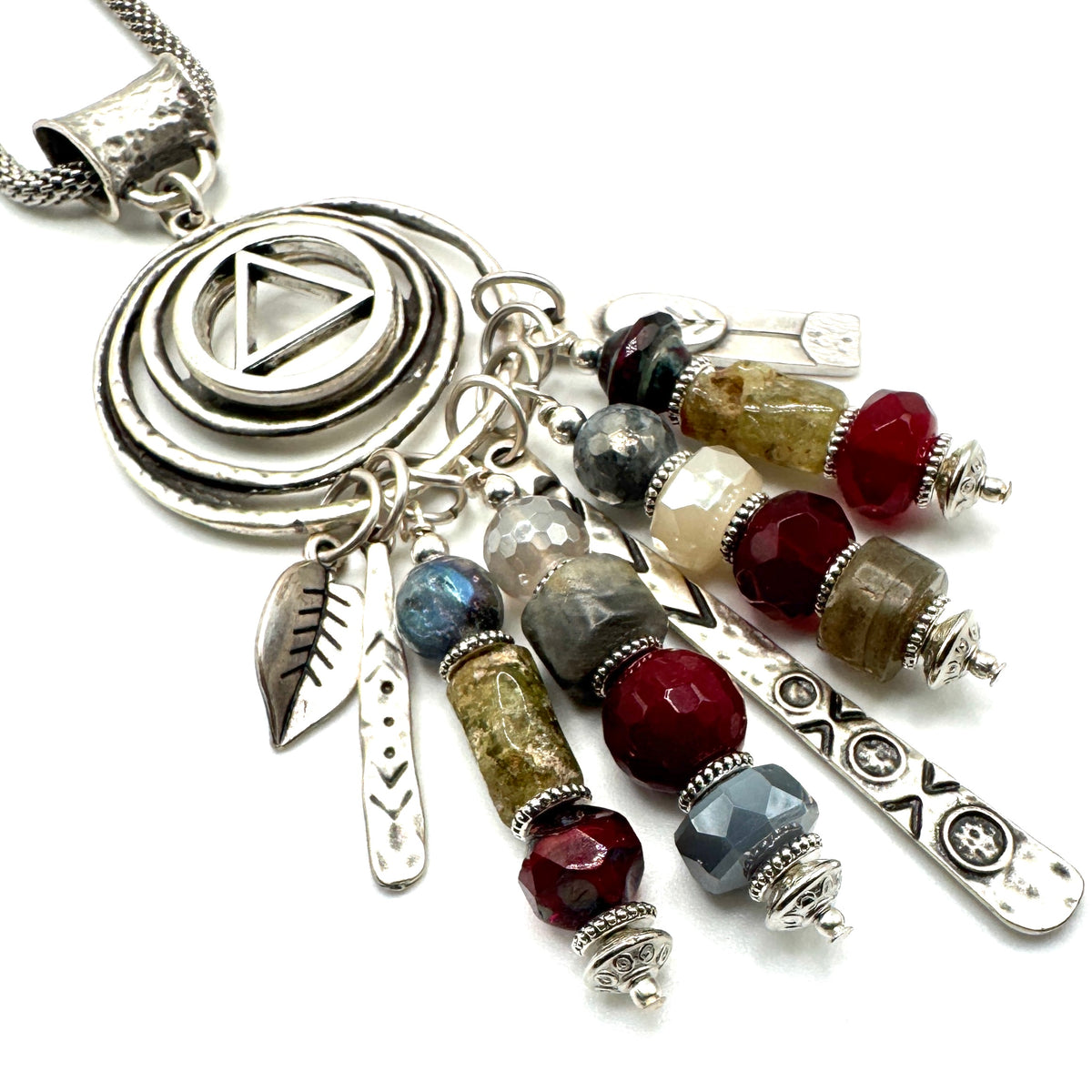 Garnet Cascades Necklace