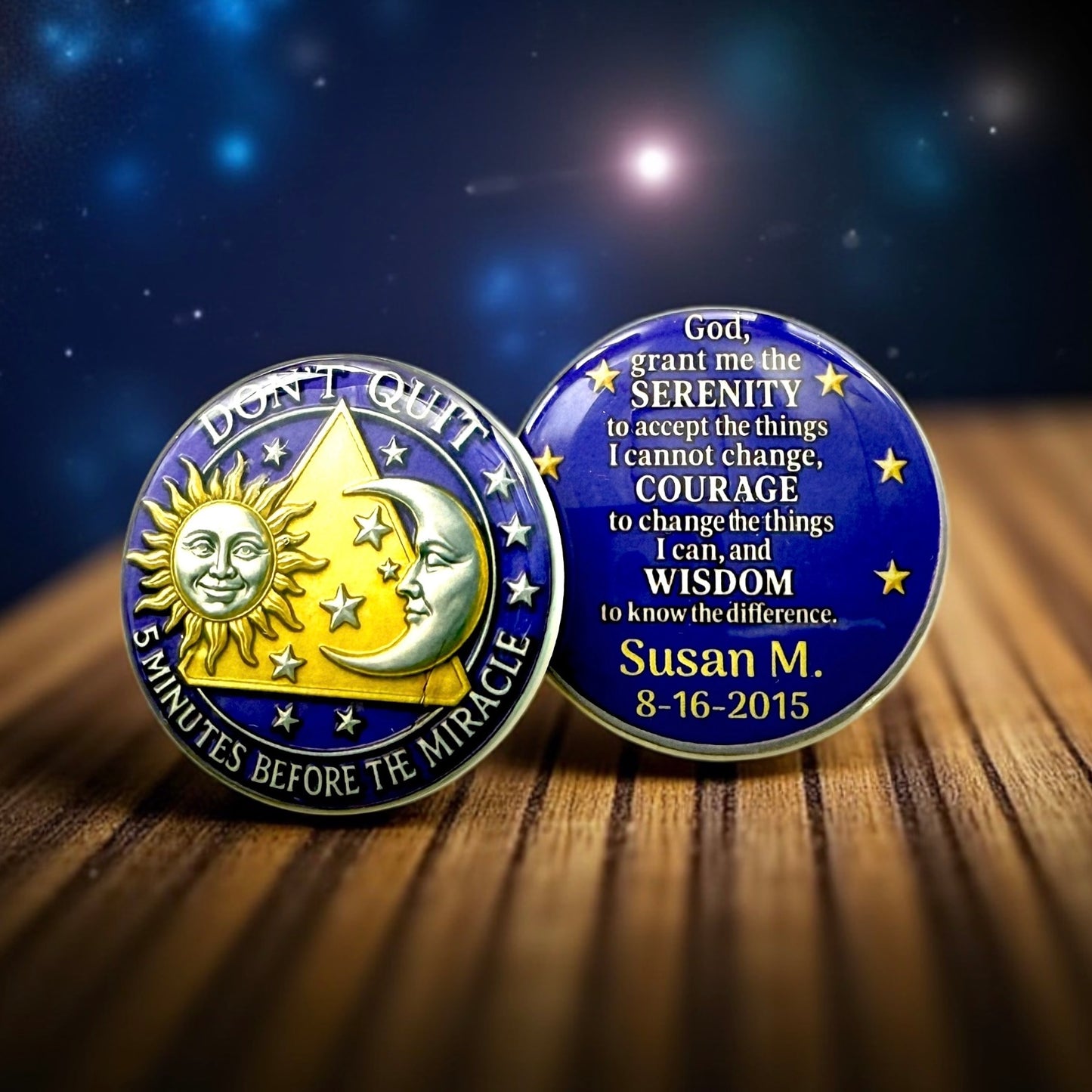 Personalized Don’t Quit …. Medallion
