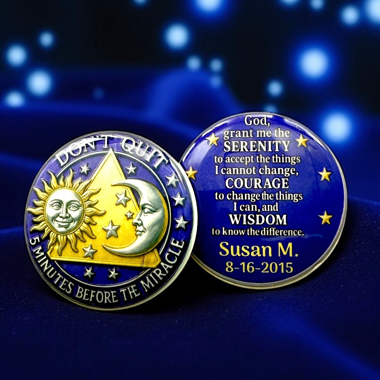 Personalized Don’t Quit …. Medallion