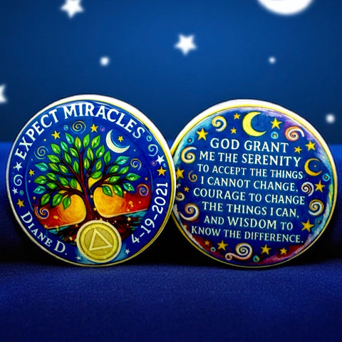 Personalized Expect Miracles Medallion