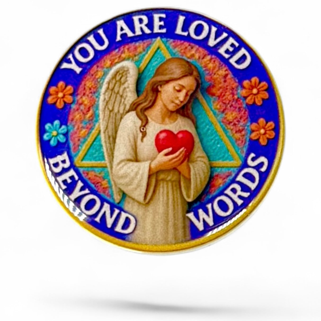 Personalized You are Loved Beyond Words Medallion