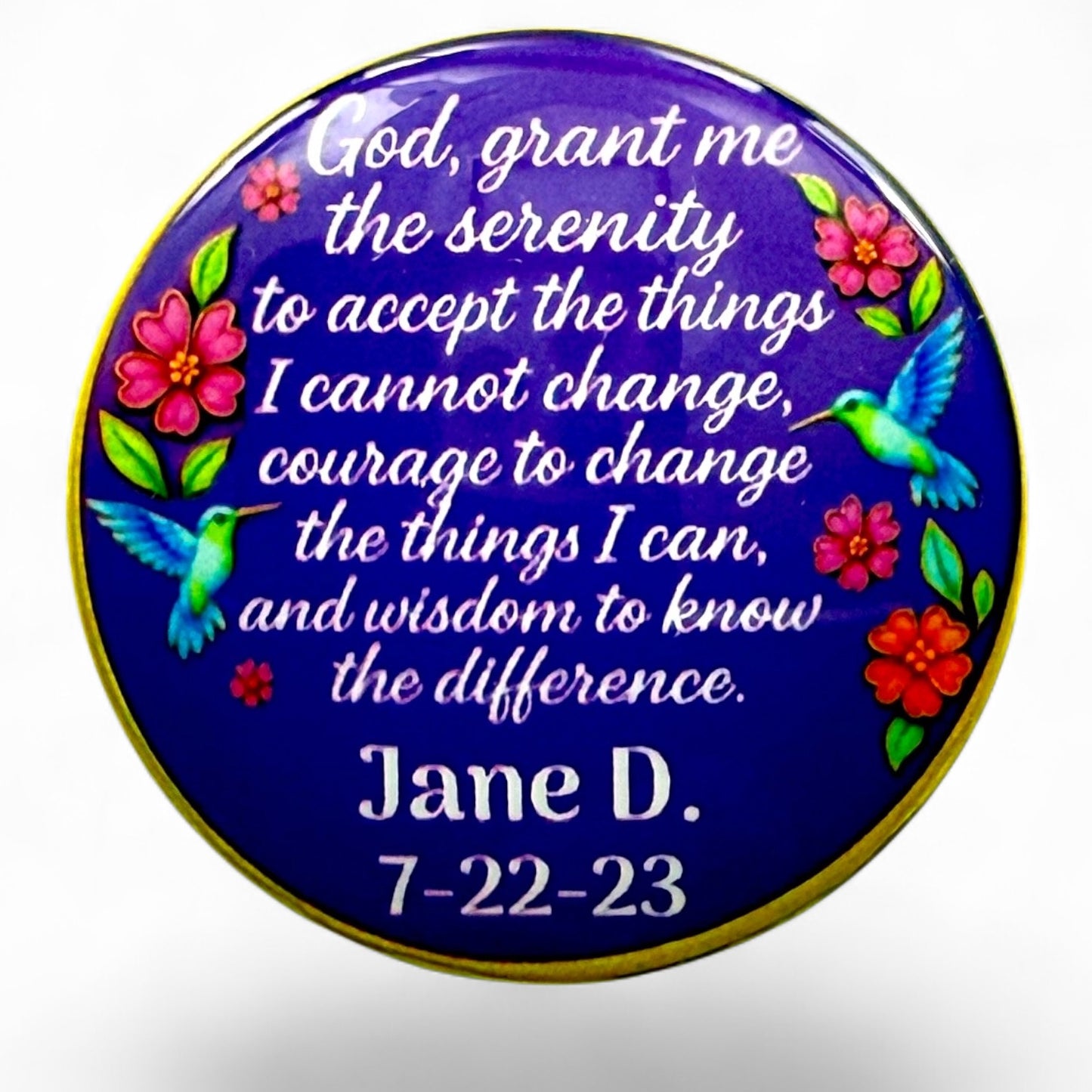 Personalized To Thine Own Self Be True Medallion