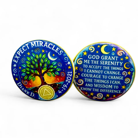 Personalized Expect Miracles Medallion