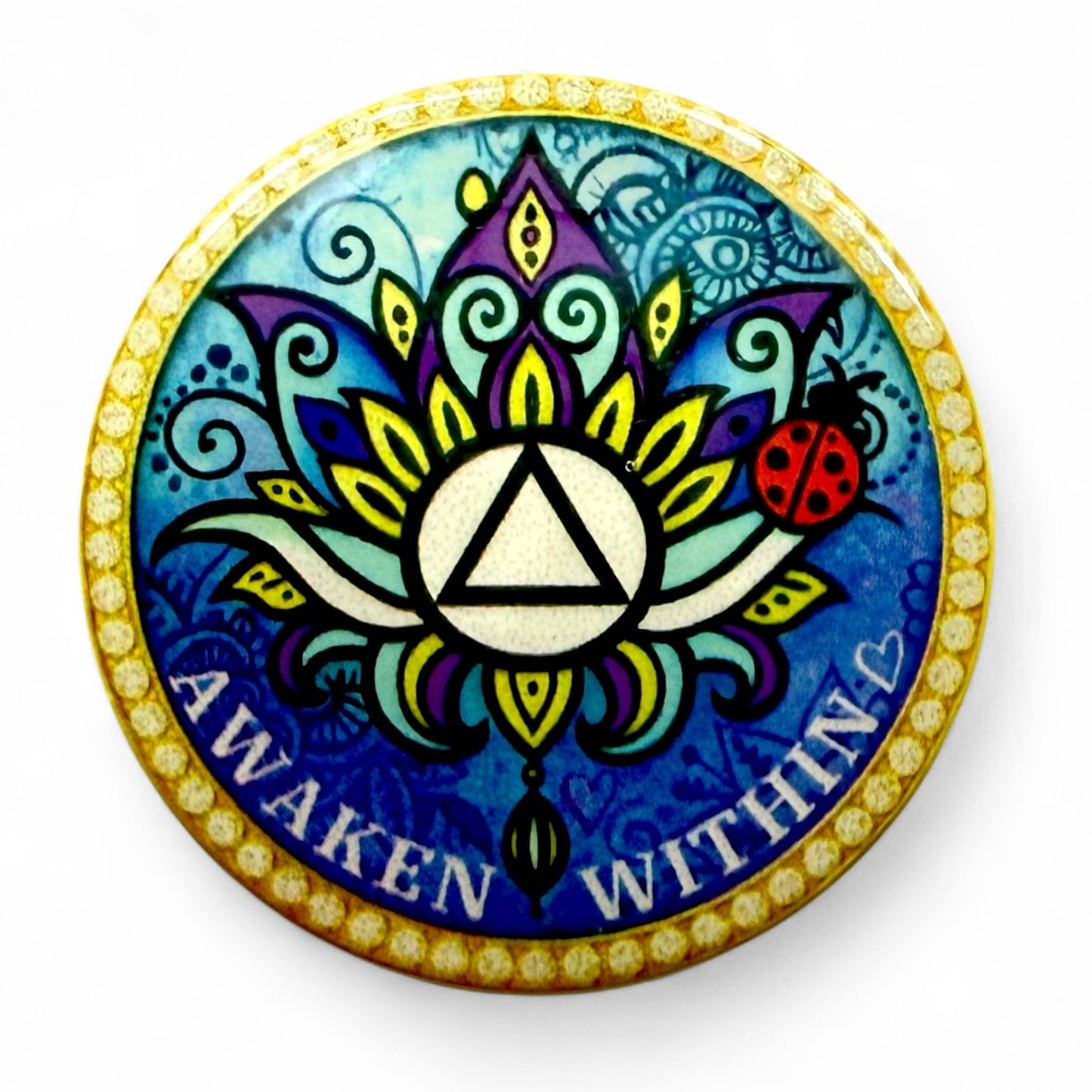 Personalized Awaken Within Medallion