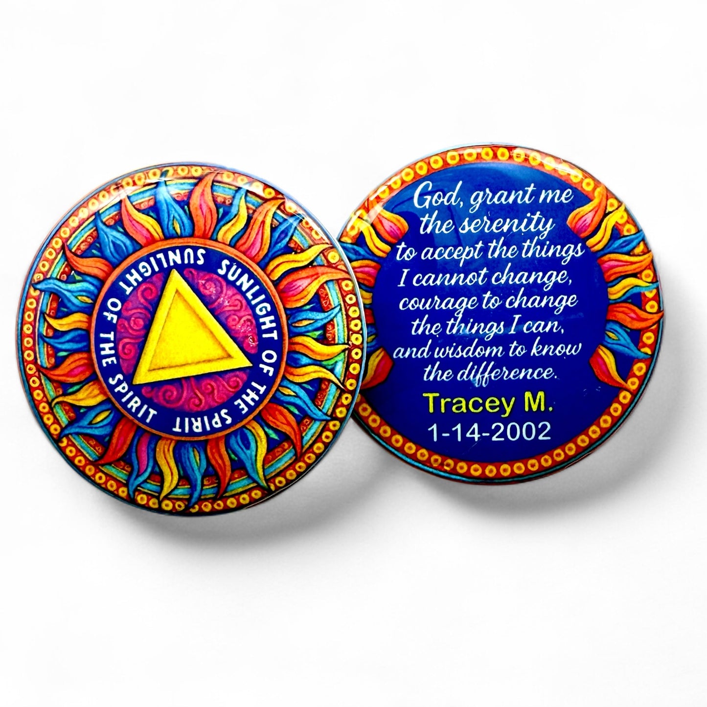 Personalized Sunlight Of The Spirit Medallion