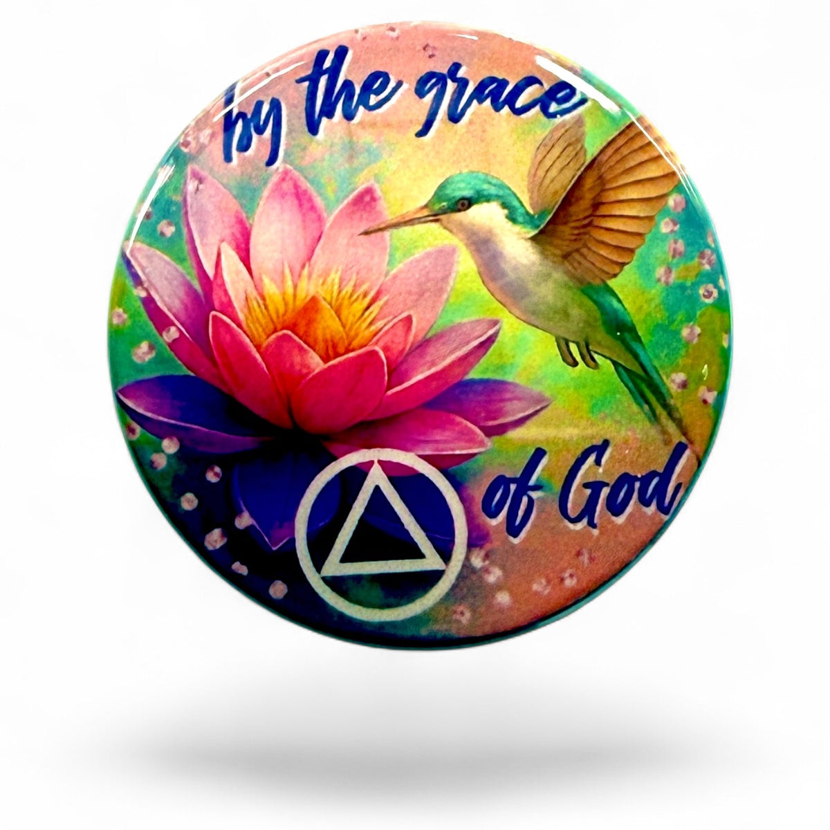 Personalized By The Grace Of God Medallion