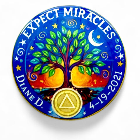 Personalized Expect Miracles Medallion