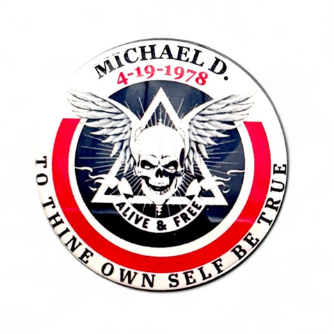 Personalized Alive & Free Medallion
