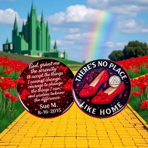 Personalized There’s No place Like Home Medallion
