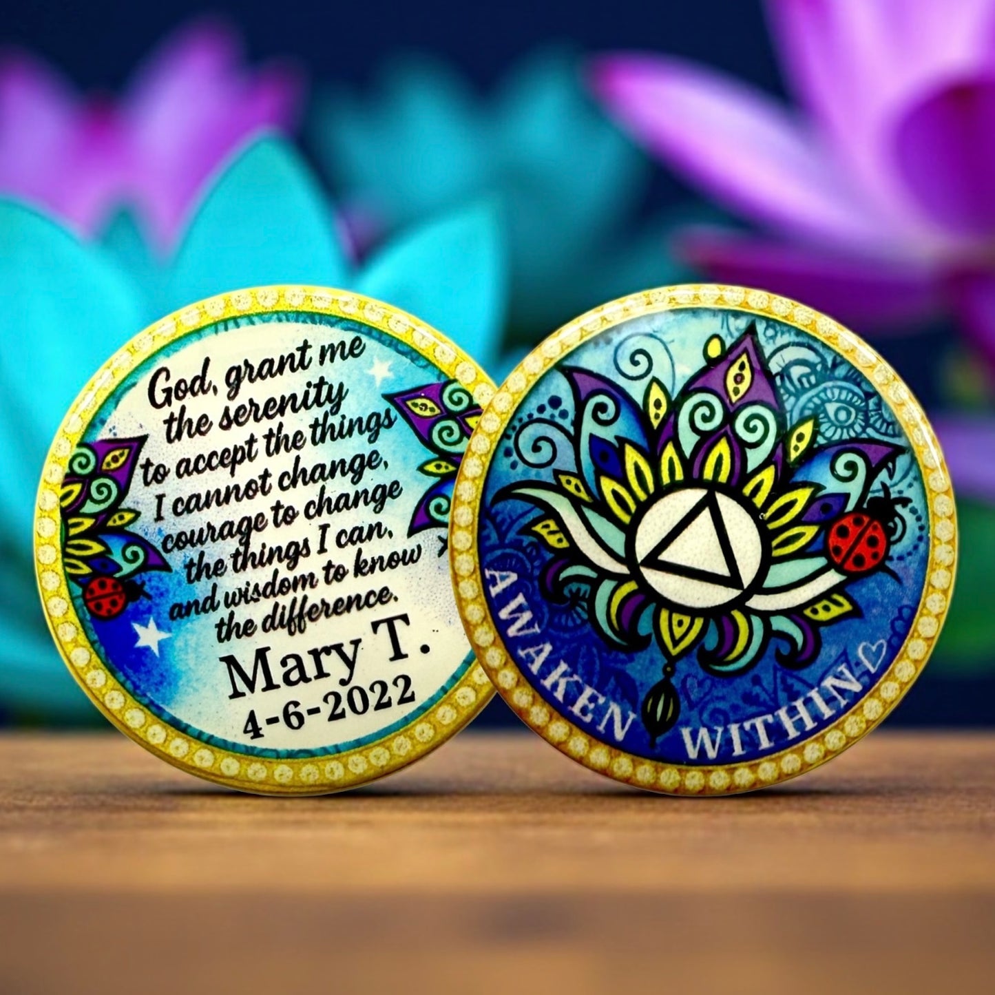 Personalized Awaken Within Medallion