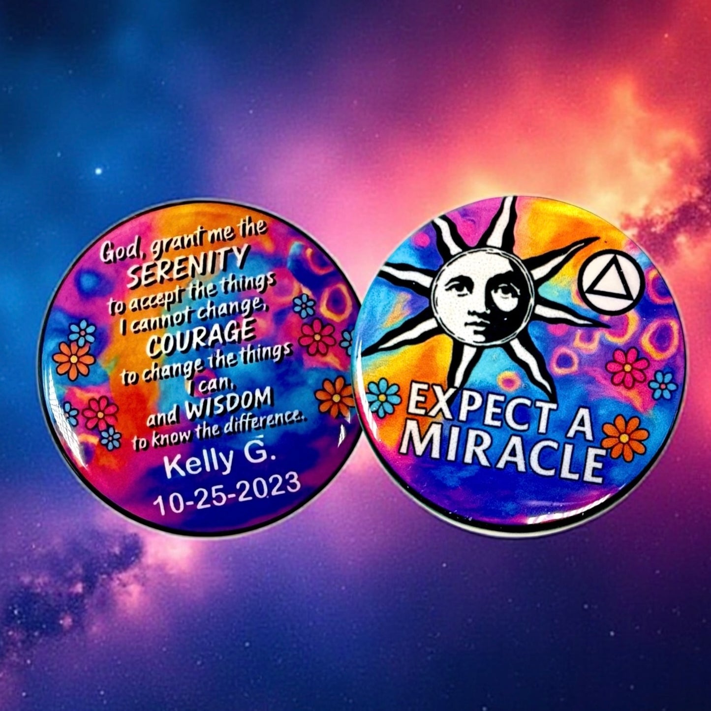 Personalized Expect a Miracle Medallion