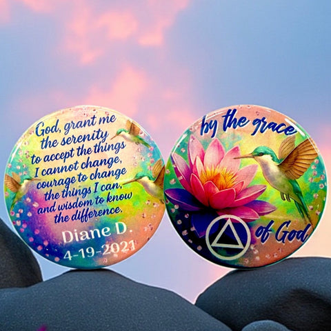 Personalized By The Grace Of God Medallion