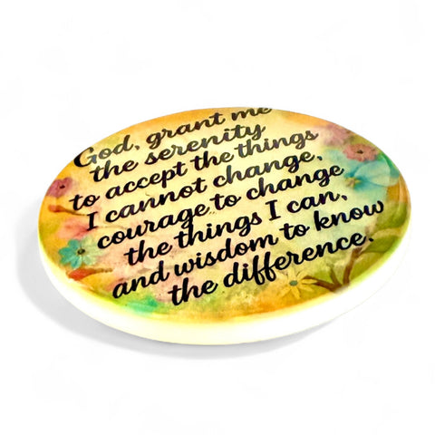 Personalized Serenity Courage Wisdom Medallion