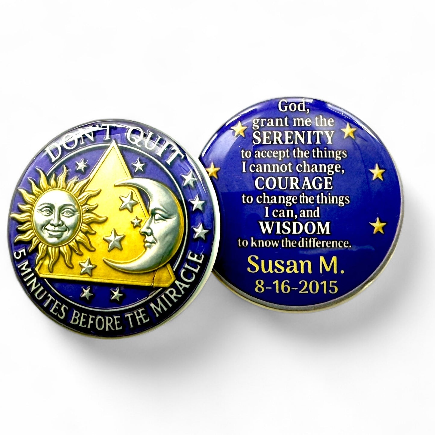 Personalized Don’t Quit …. Medallion