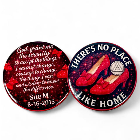 Personalized There’s No place Like Home Medallion