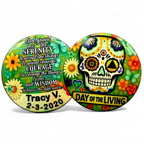 Personalized Day Of The Living Medallion