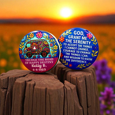 Personalized Trudge the Road Medallion