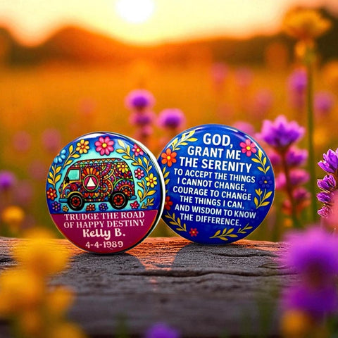 Personalized Trudge the Road Medallion