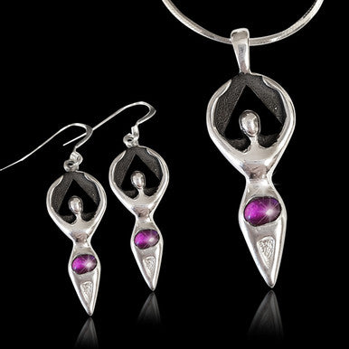Woman in Recovery Amethyst  Set Lg