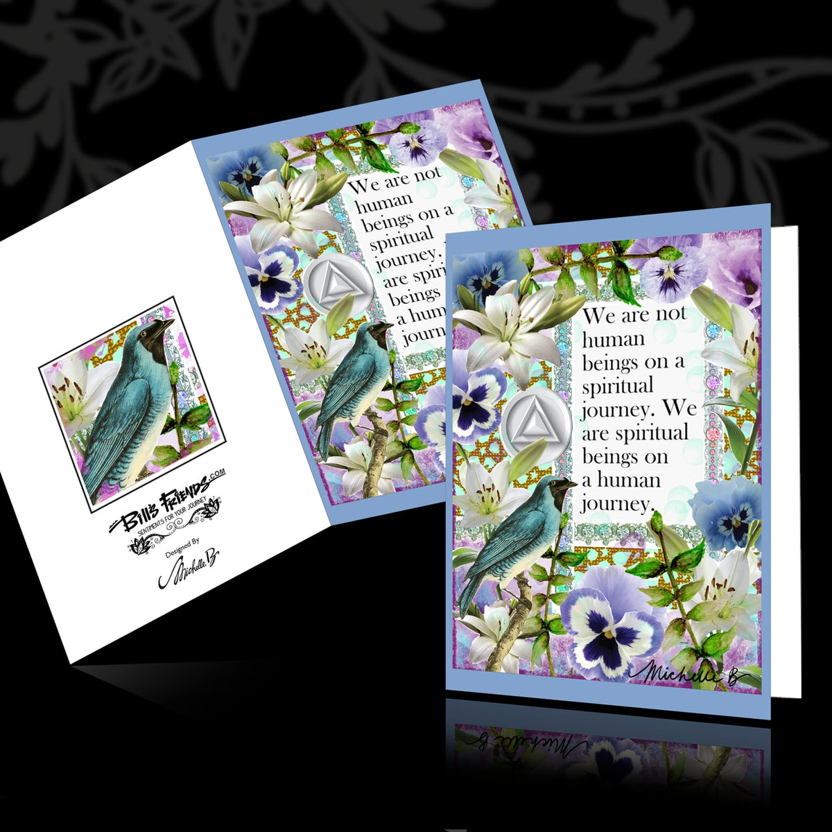 God Gives Every Bird it’s Food - Greeting Card and Bookmark