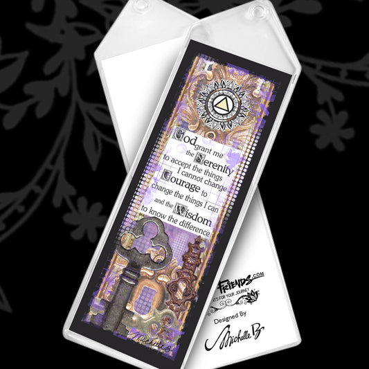 Serenity Prayer the Key - Greeting Card and Bookmark