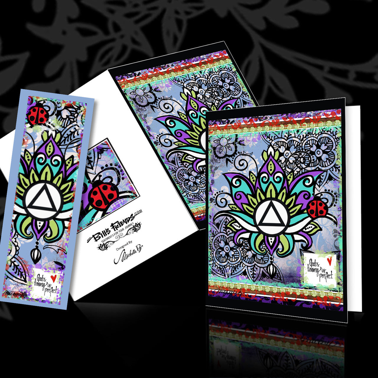 God's Timing - Greeting Card and Bookmark