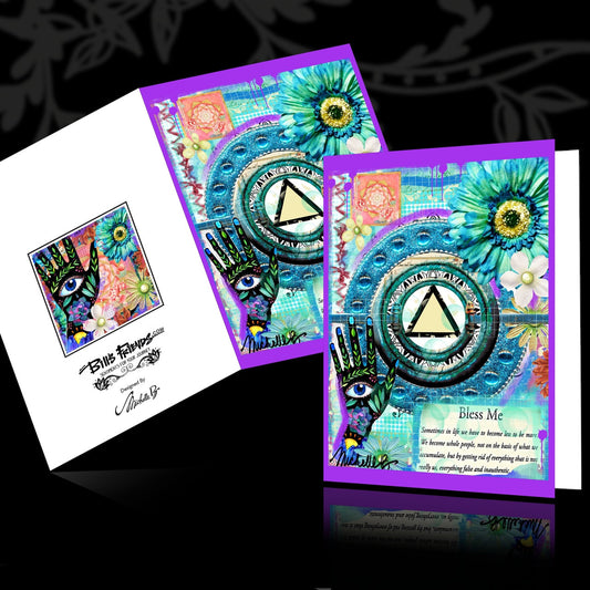 Bless Me - Greeting Card and Bookmark