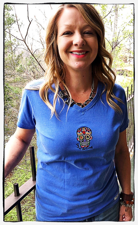 Embroidered Tshirt - Day of the Living