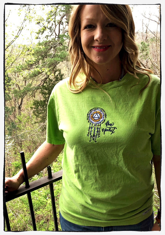 Embroidered Tshirt - Free Spirit