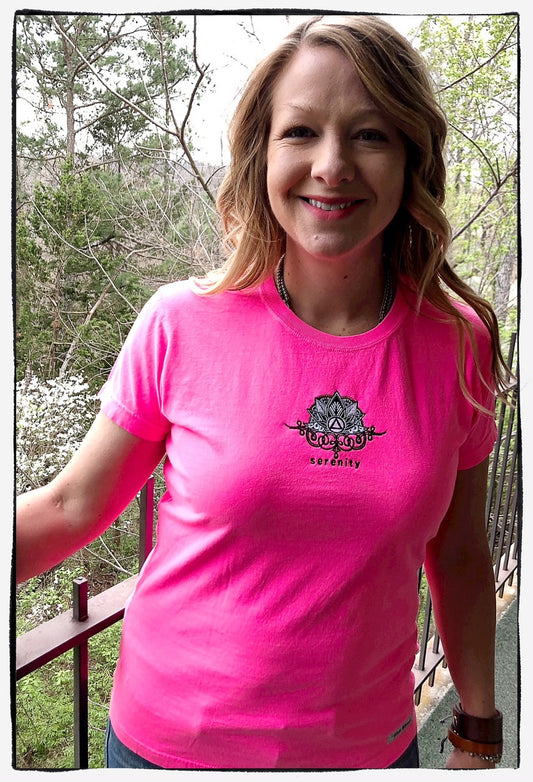 Embroidered Tshirt - Serenity