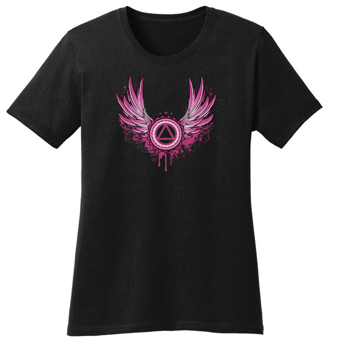 New! Winged Symbol Black Tee